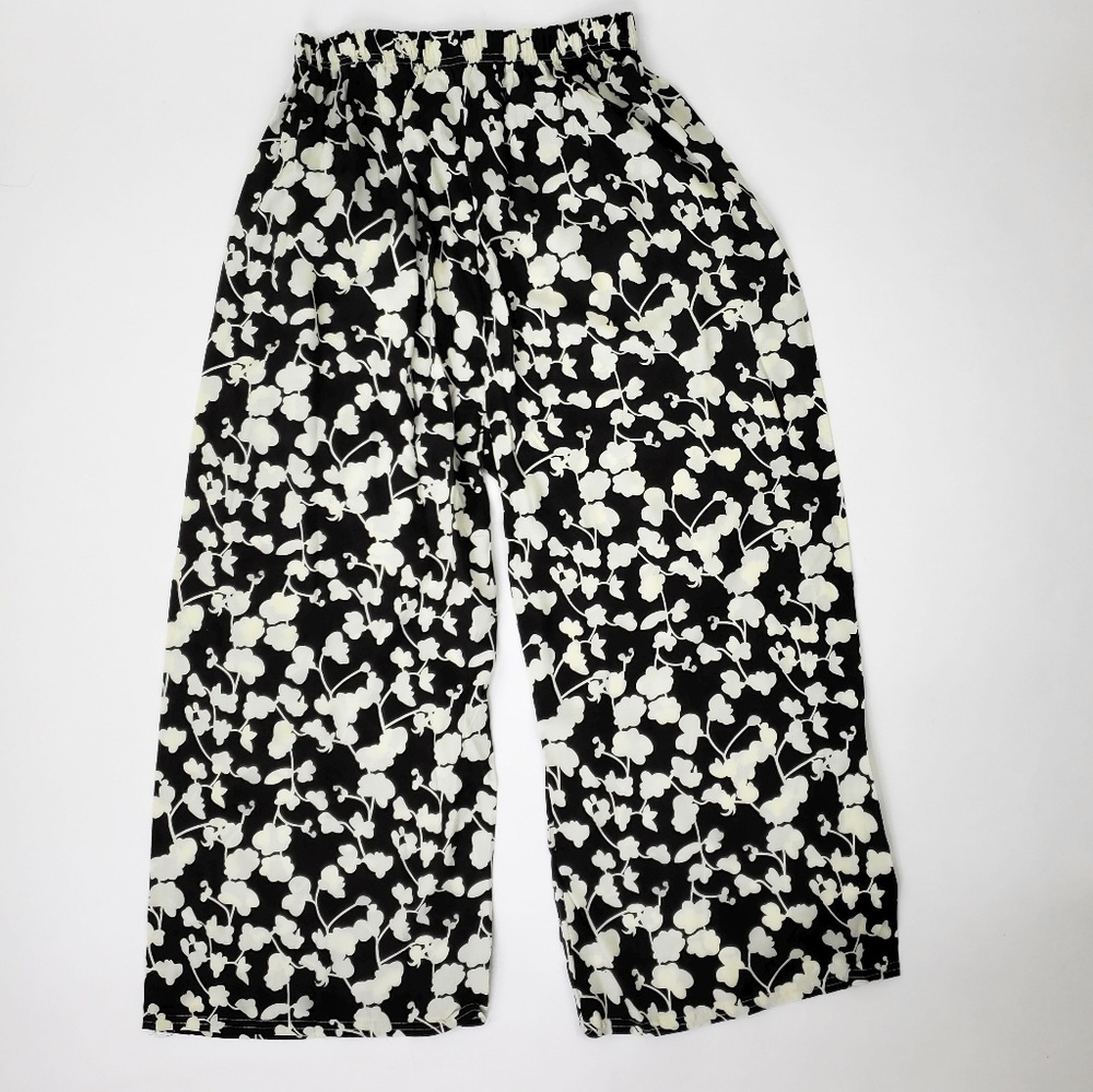 Palazzo Pants Trousers Cotton W 24" Inseam 22" New